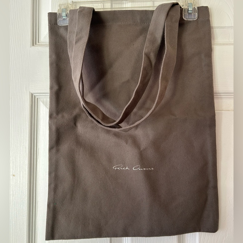 Rick Owens Taupe Canvas Tote